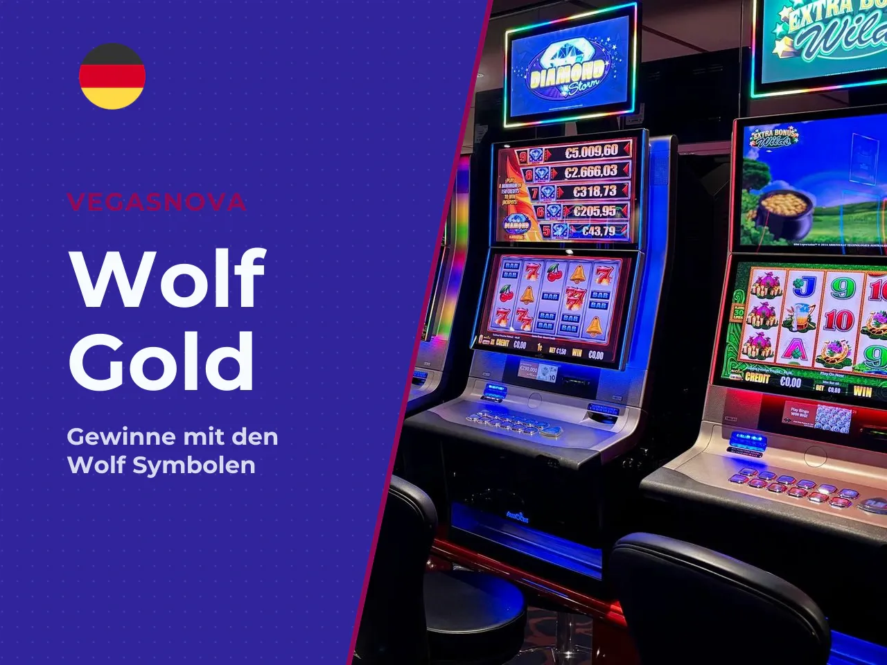Freispiele mit gestapelten Wolf-Symbolen. Die Freispielrunde