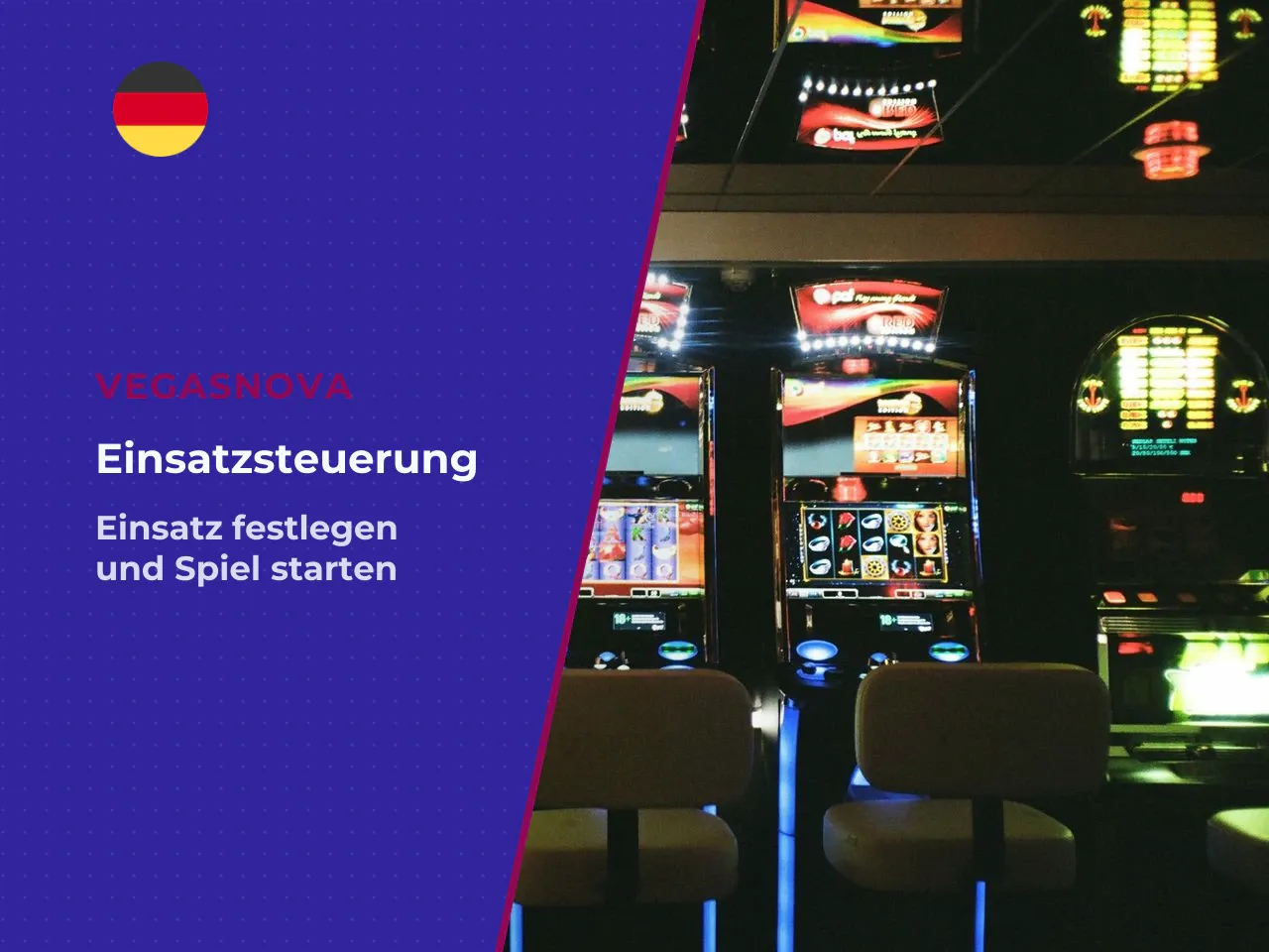 Einsatz festlegen und Spin starten. Der