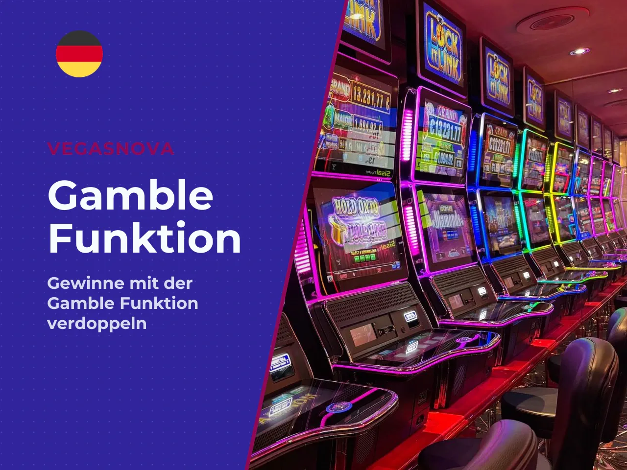 Gamble-Funktion Gewinn verdoppeln. Nach jedem Gewinn